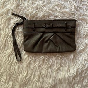 Grey wristlet